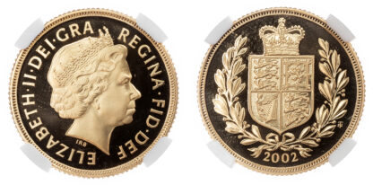 Elizabeth II, Proof Sovereign, 2002