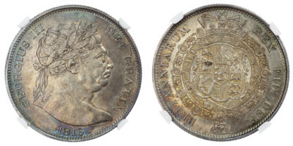 George III, ‘Bullhead’ Halfcrown, 1816