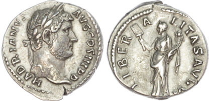 Hadrian, Silver Denarius