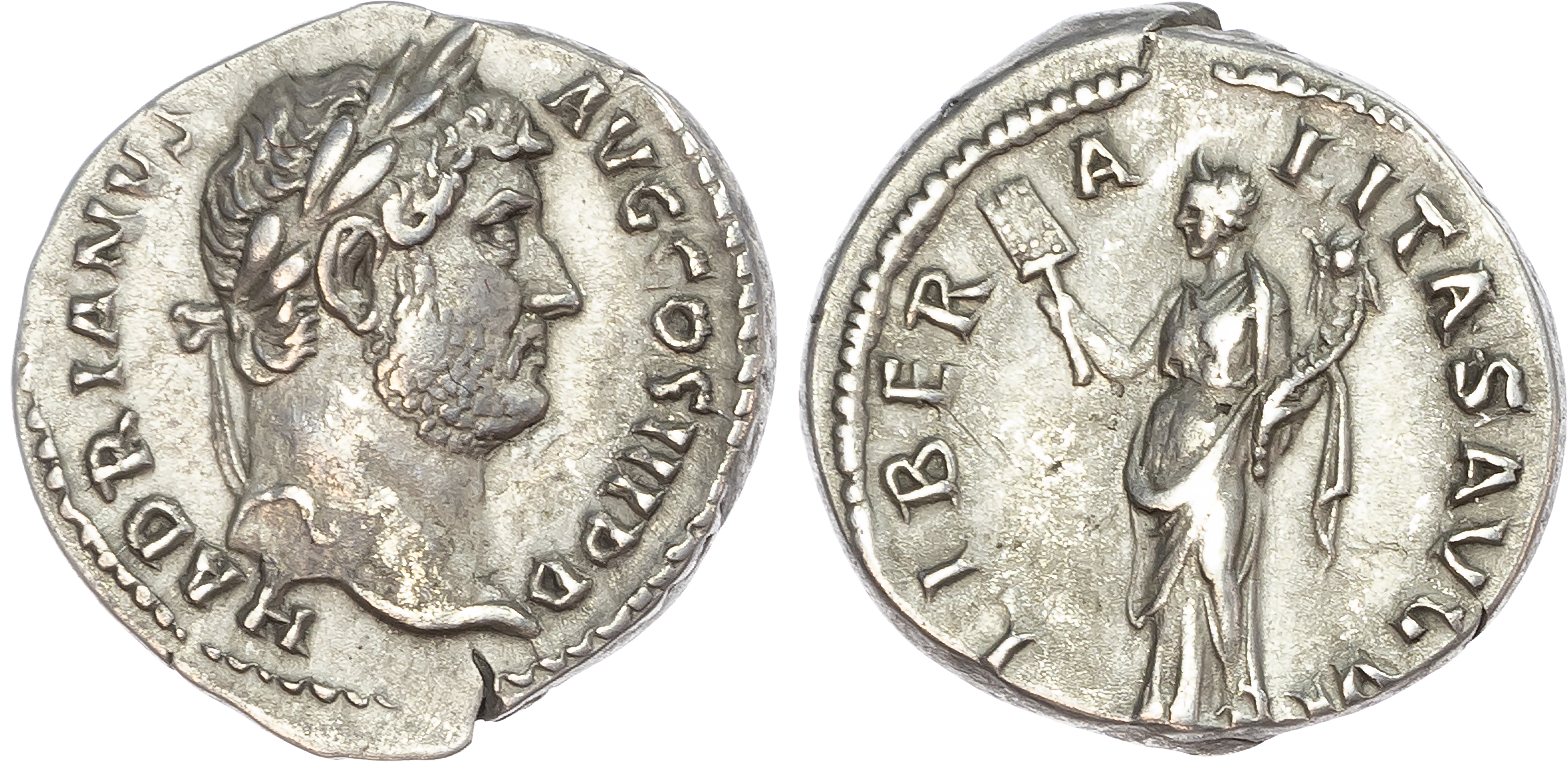 Hadrian, Silver Denarius