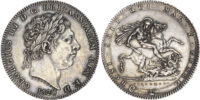 George III (1760-1820), Crown, 1820 LX