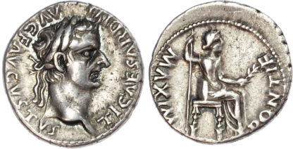 Tiberius, Silver Denarius