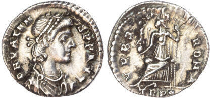 Valens, Silver Siliqua