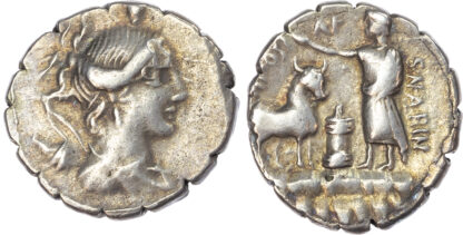 A. Postumius Albinus, Silver Denarius