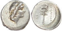 M. Plaetorius M. f. Cestianus, Silver Denarius