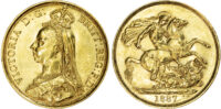 Victoria, Two Pounds, 1887