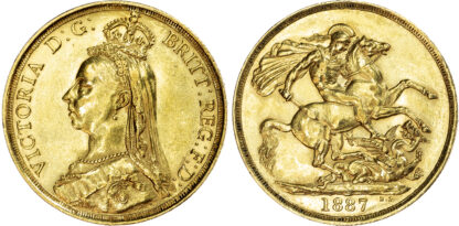 Victoria, Two Pounds, 1887
