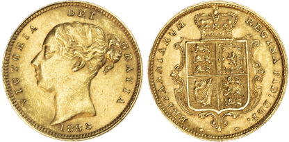 Victoria, Half Sovereign, 1883