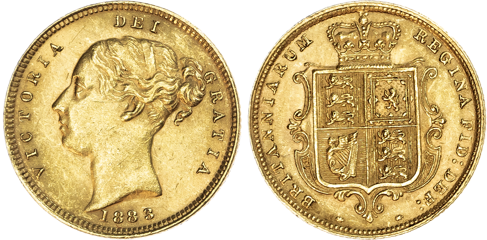 Victoria, Half Sovereign, 1883