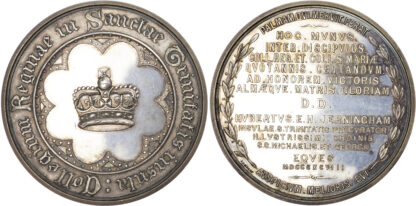 Ireland, Trinity College Dublin, Silver Class Medal, 1908