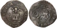 Spain, Ferdinand and Isabella (1474-1504), copper 4 Maravedis