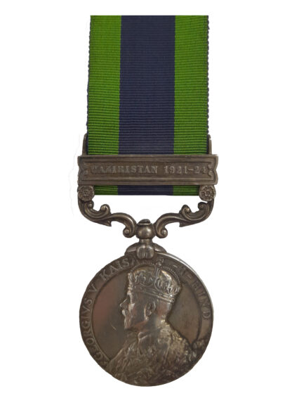 India General Service Medal, 1908-35, one clasp to Naik Kirpa Singh