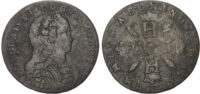 Monaco, Honore III (1733-1795), copper Pezzetta