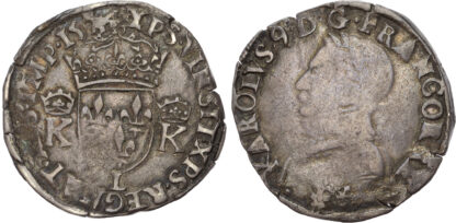 France, Charles IX (1560-1574), silver Teston