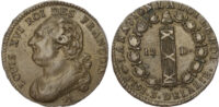 France, Constitution (1791-1792), bronze 12 Deniers