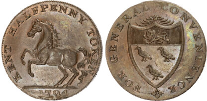 Kent, Goudhurst, William Fuggle, Halfpenny 1794