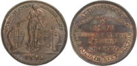 London, Cornhill, Richardson Goodluck & Co. advertising Halfpenny 1795