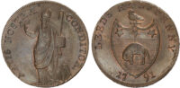 Yorks. Leeds , Richard Paley, Halfpenny 1791