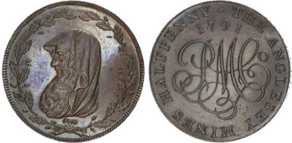 Ang. Amlwch, Parys Mines Co. Halfpenny 1791
