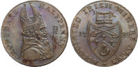 Co. Wick. Cronebane , Associated Irish Mining Co. Halfpenny, 1789