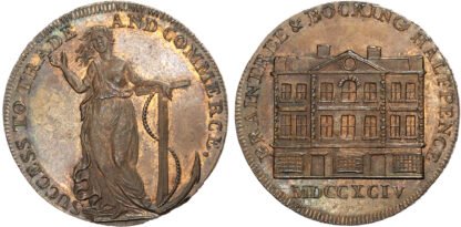 Essex, Braintree and Bocking, William Goldsmith Halfpenny 1794