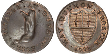 Essex , Dunmow, Spence’s Halfpenny 1793