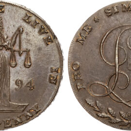 Co. Dub. Dublin, Lloyd & Ridley, Halfpenny 1794