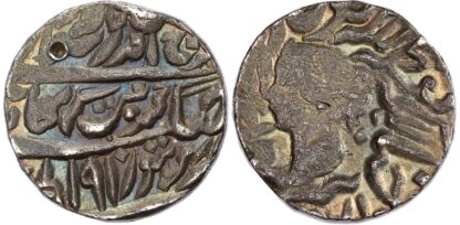India, Bharatpur, Jaswant Singh (1853-1893), silver Rupee
