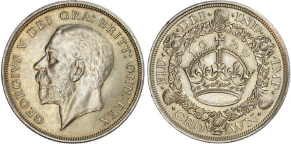 George V (1910-1936), Crown, 1929, Wreath Type