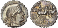 C. Naevius Balbus, Silver Denarius