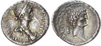 Antony and Cleopatra, Silver Denarius
