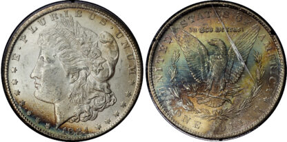 USA, silver Morgan Dollar, 1884, Carson City - GSA