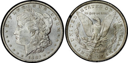 USA, silver Morgan Dollar, 1882, Carson City - GSA