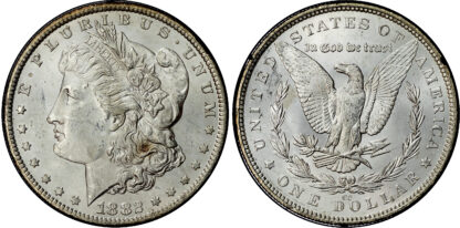 USA, silver Morgan Dollar, 1882, Carson City - GSA
