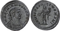 Galerius Caesar, Billon Follis, London