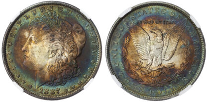 USA, silver Morgan Dollar, 1887, Philadelphia