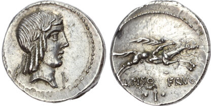 L Calpurnius Piso, Silver Denarius