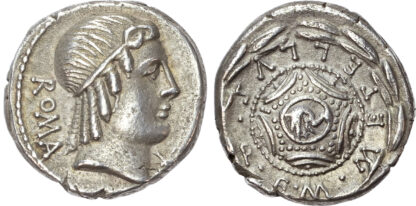 M. Carcilius Metellus, Silver Denarius