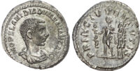 Diadumenian, Silver Denarius