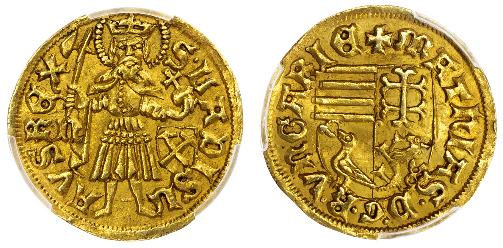 Hungary, Matthias Corvinus (1458-1490 AD), gold Goldgulden - finest known