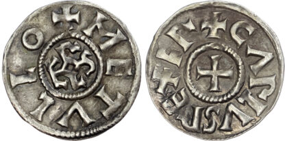 France, Carolingians, Charles le Chauve, (840-877), silver Denier