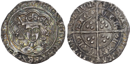 Henry VI (1422-1461) Groat, rosette-mascle issue (1430-31), Calais mint