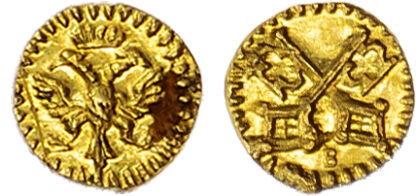 Germany, Regensburg, gold 1/32 Ducat, c. 1744