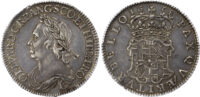 1658 Oliver Cromwell Halfcrown - PCGS AU58