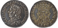 1658 Oliver Cromwell Shilling - PCGS MS62