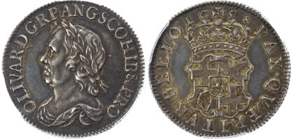 1658 Oliver Cromwell Shilling - PCGS MS62