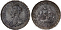 South Africa, George V (1910-1936), bronze Halfpenny, 1924