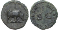 Domitian, Copper Quadrans