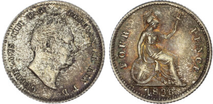 William IV (1830-1837) Groat, 1836