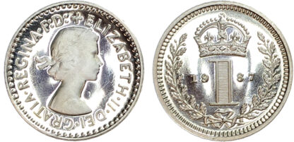 Elizabeth II (1952-2022) Maundy Set, 1957, Fourpence, Threepence, Twopence, Penny